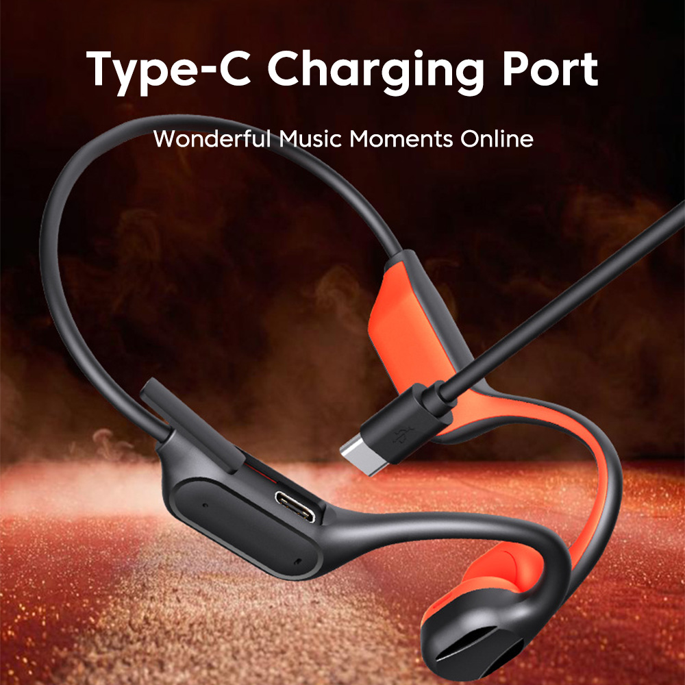 Anc Wireless Over Ear Headphones - 骨伝導スポーツヘッドフォン Bluetooth 6.0 オーバーイヤーイヤホン TF カード対応