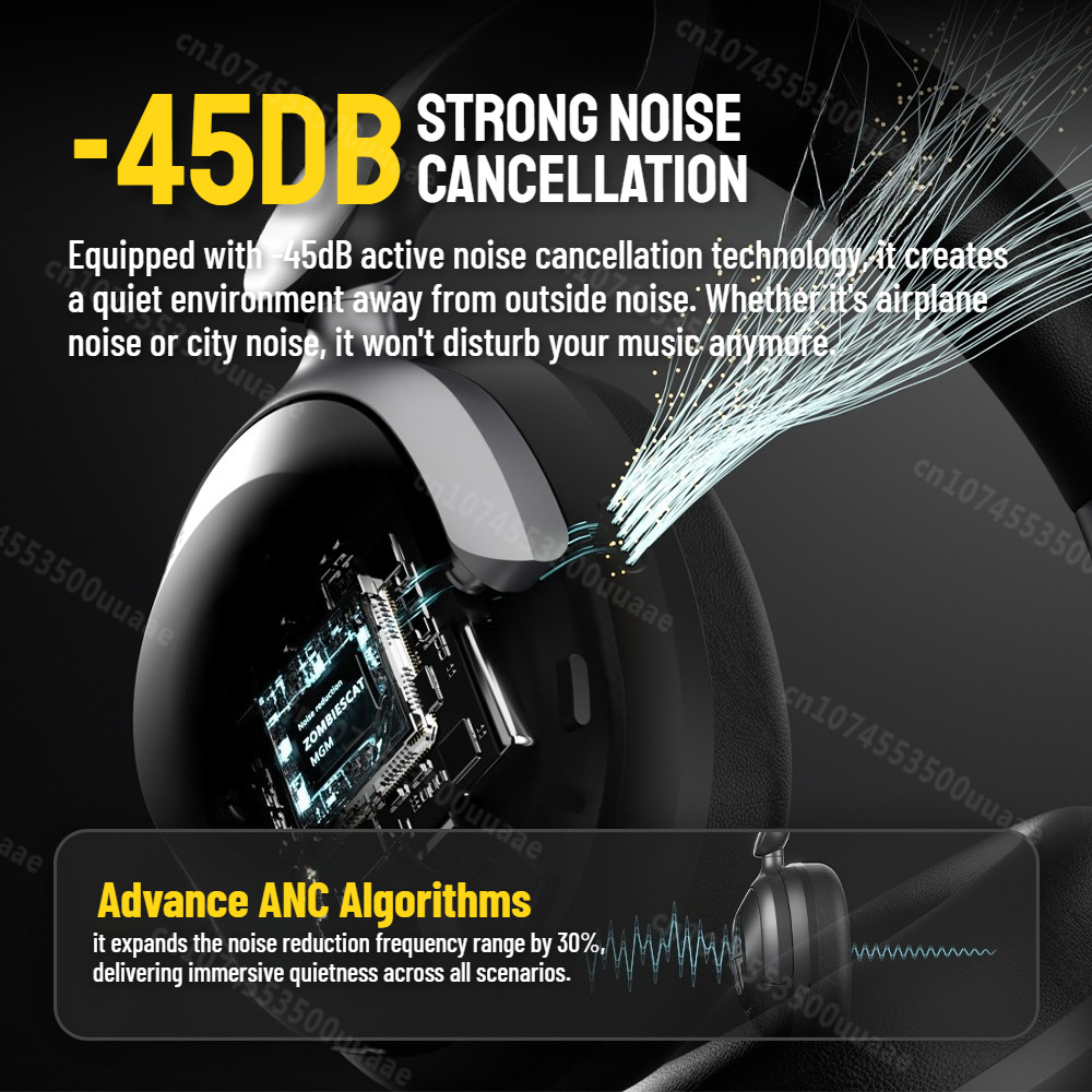Zombies Cat S10 ANC Bluetooth  - Anc Wireless Over Ear Headphones のレビューと価格