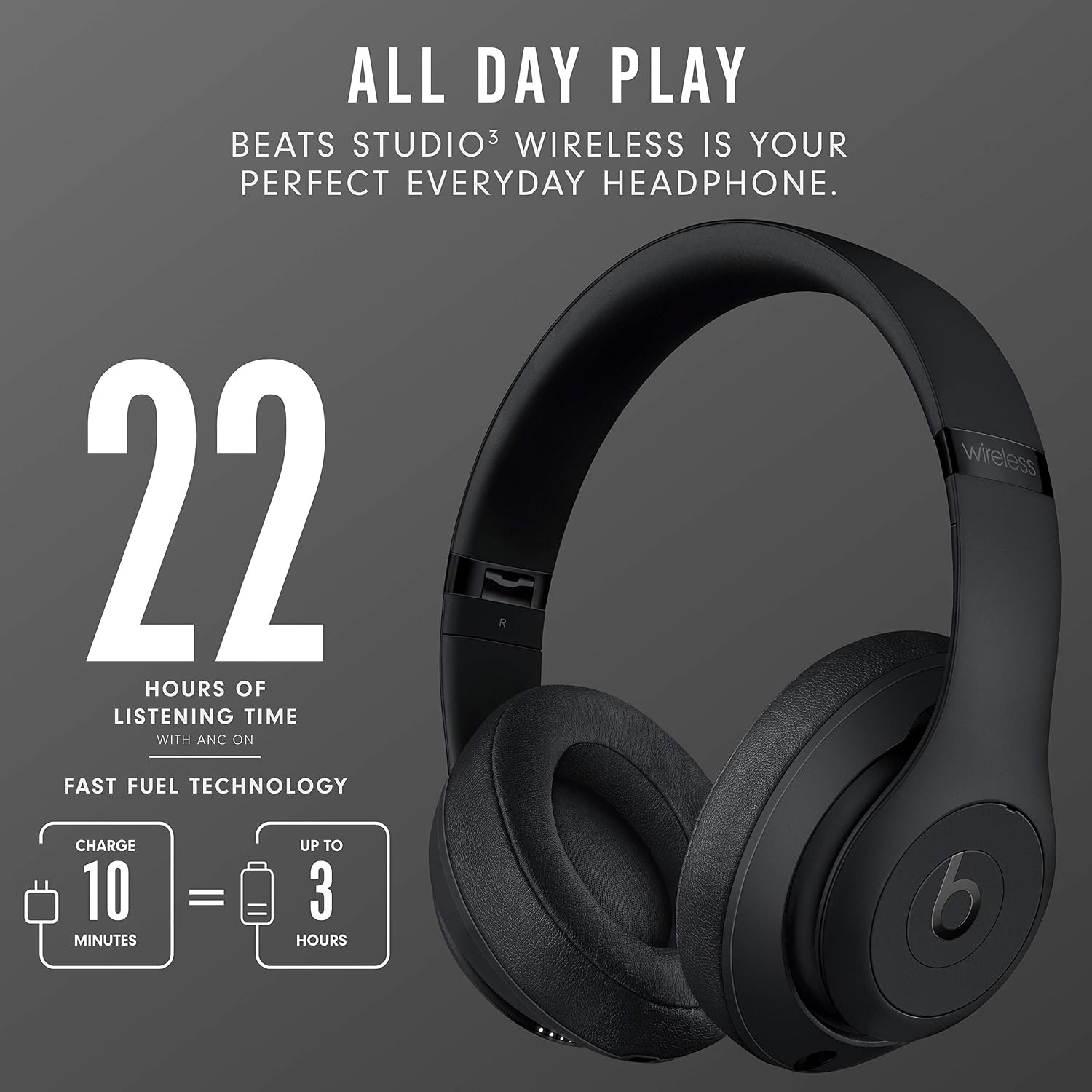 Beats Studio 3 ワイヤレスオーバーイヤーヘッド - Anc Wireless Over Ear Headphones のレビューと価格