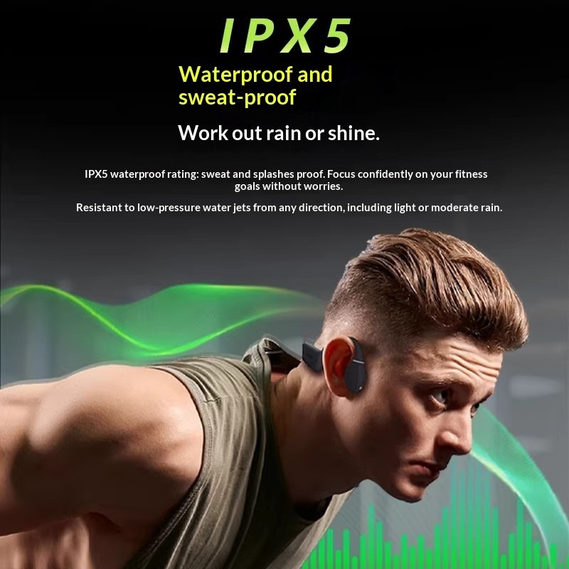クリエイティブなアウトライナー型防水骨伝導イヤホン、低遅延ワ - Bone Conduction Running Headphones のレビューと価格
