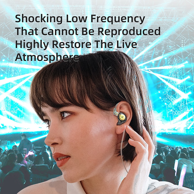Kz edxプロダイナミックイヤホンハイファイ低音イヤホンイ - In Ear Monitors For Singers のレビューと価格