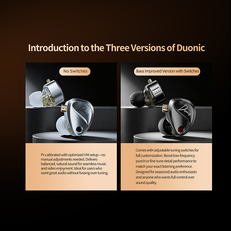KZ Duonic 有線イヤホン。トリプル磁石式平面ドライバ - Planar Magnetic Iem Earphones のレビューと価格